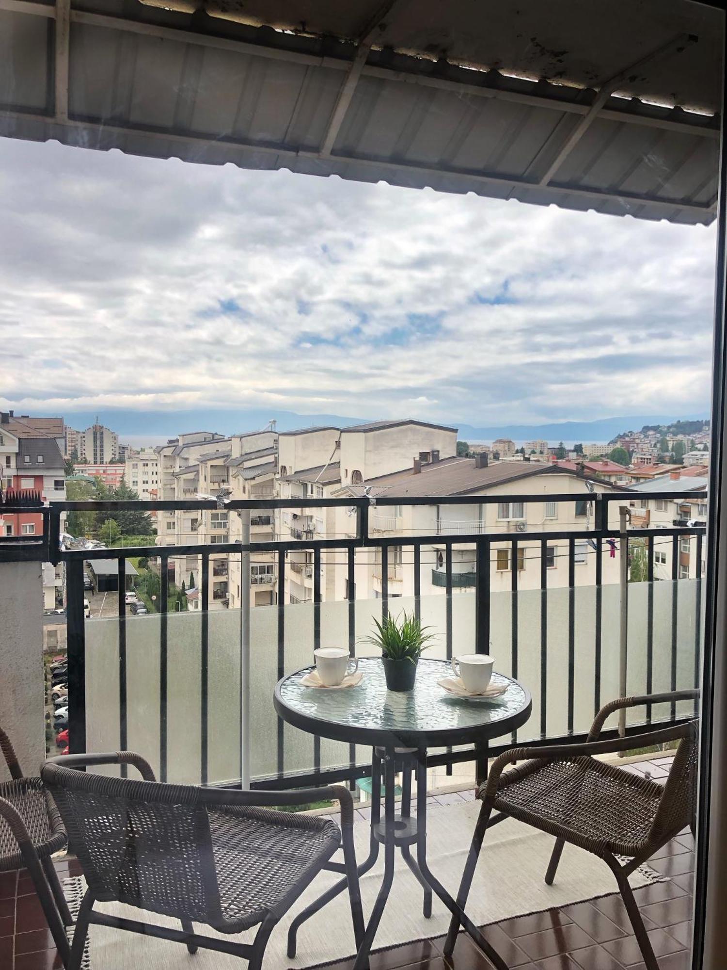 Nadia Apartment Ohrid With Lake View Exterior foto